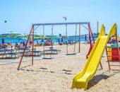 Spielplatz am Strand