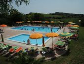 Der Pool von Camping Panorama