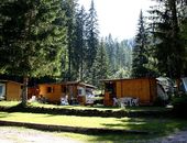 Campingplatz in den Dolomiten