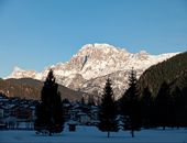 Campingplatz in Falcade, Dolomiten