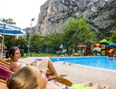 Campingplatz mit Pool in Arco, Trento
