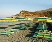 Ausgestatteter Strand