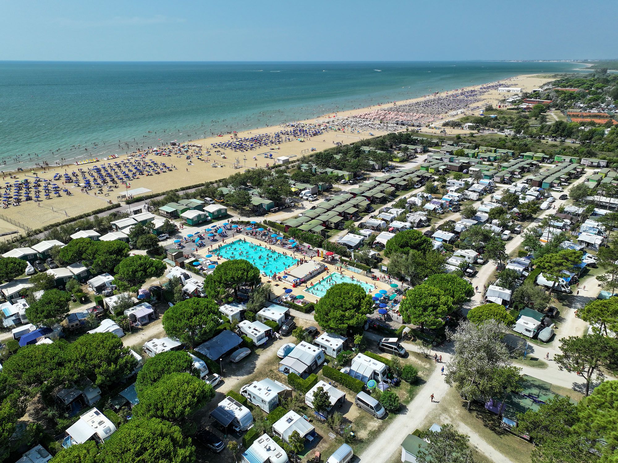 July week in the campsite