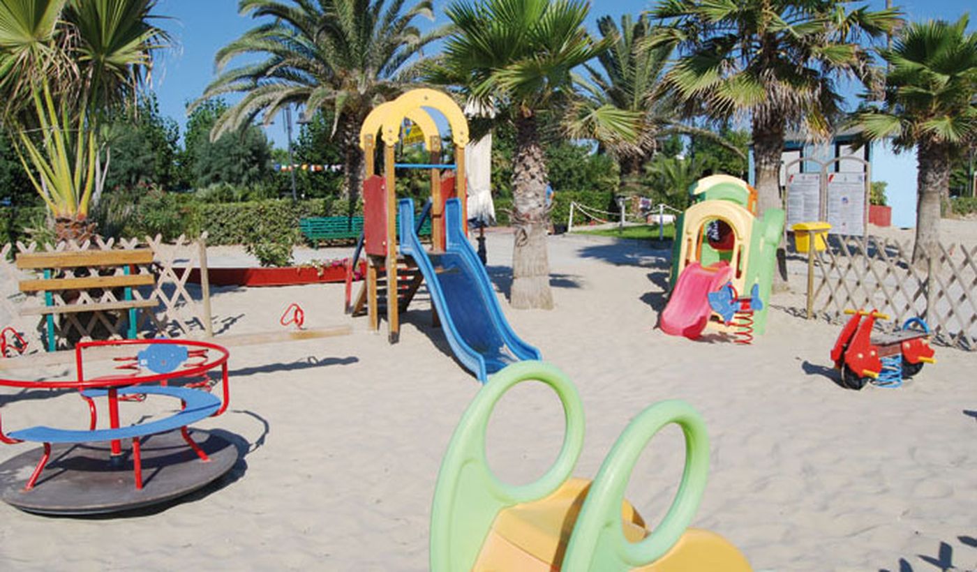 Spielplatz am Strand