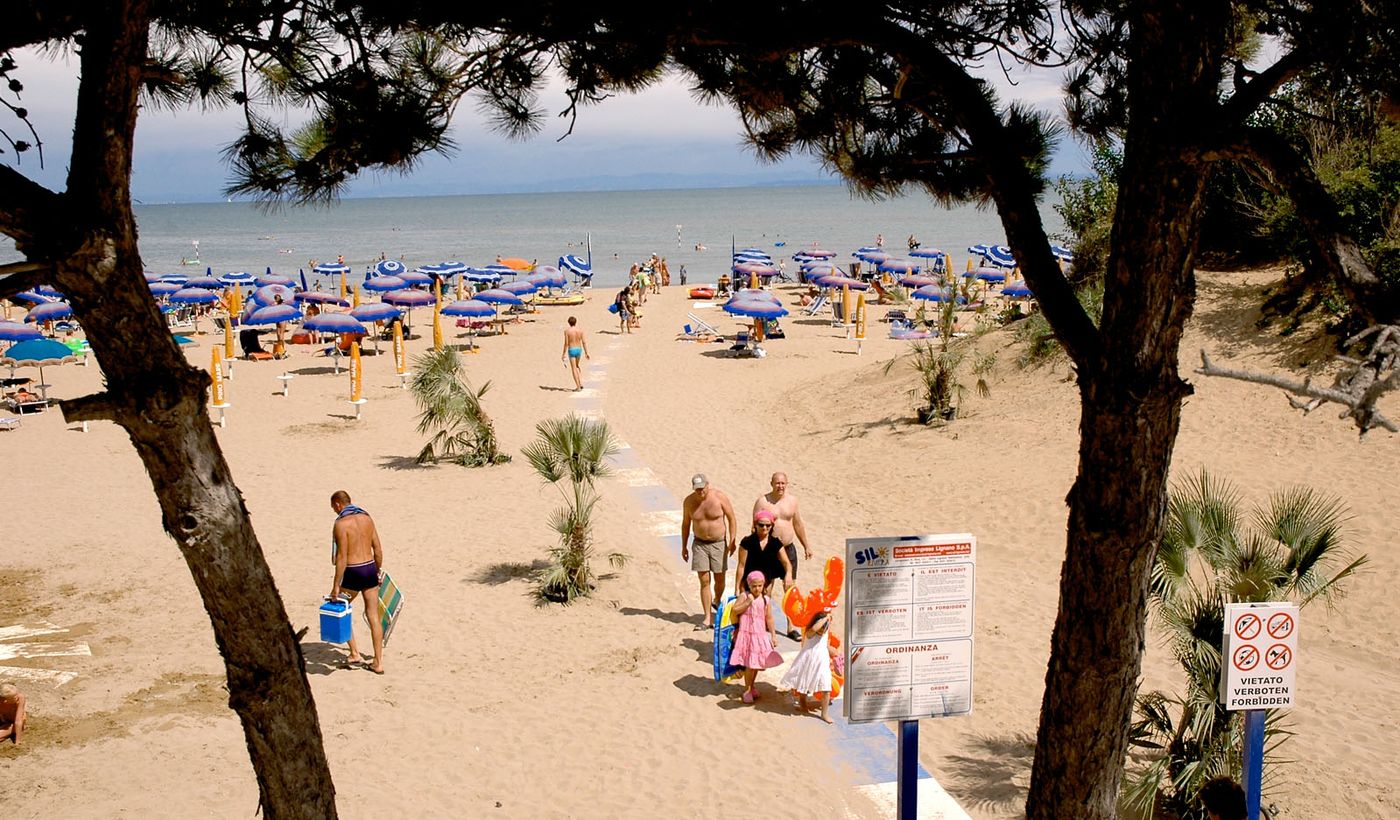 Spiaggia a Lignano Sabbiadoro