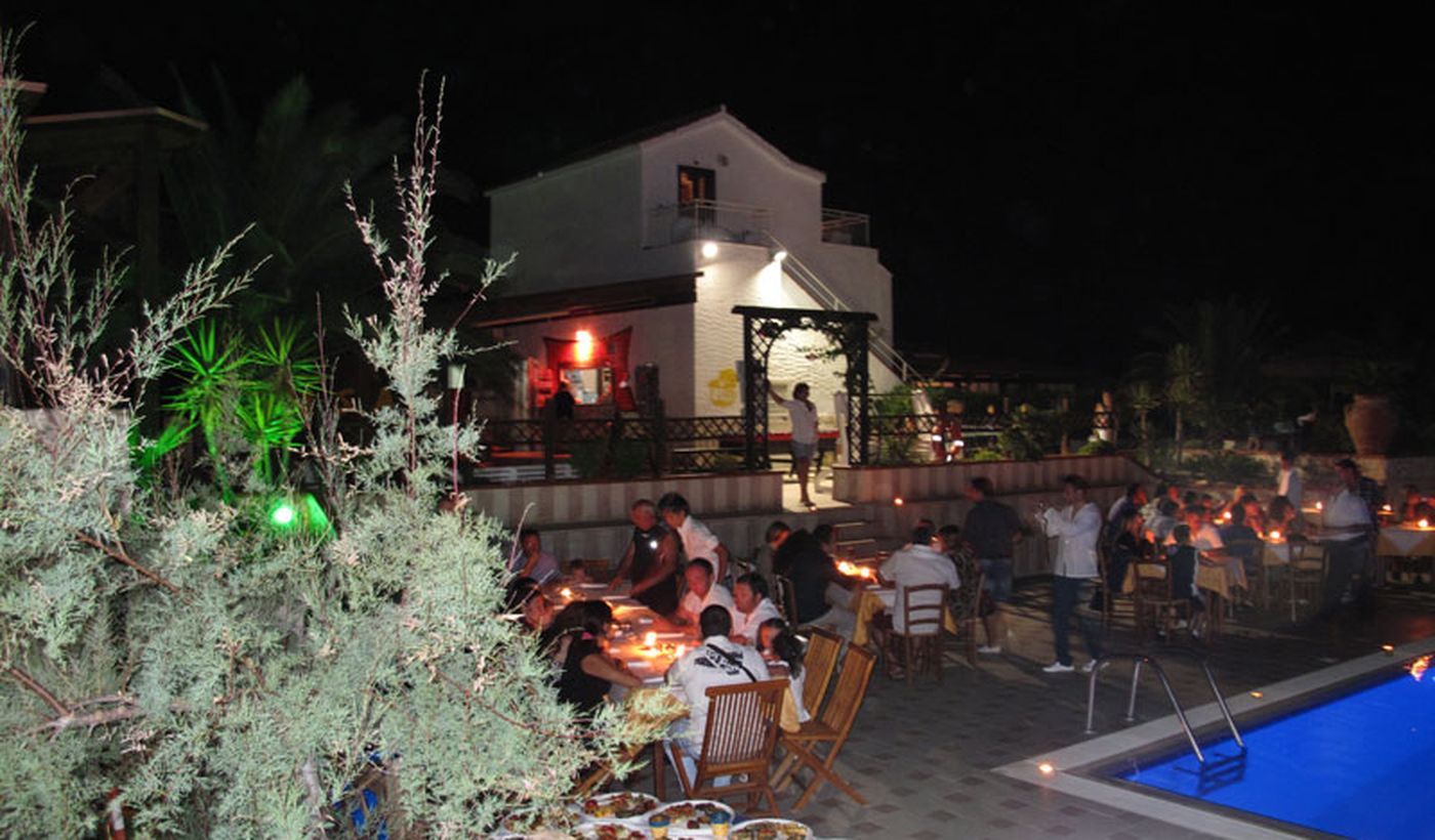 Camping with restaurant