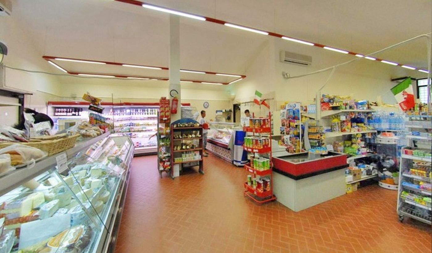 Supermarket in the camping village