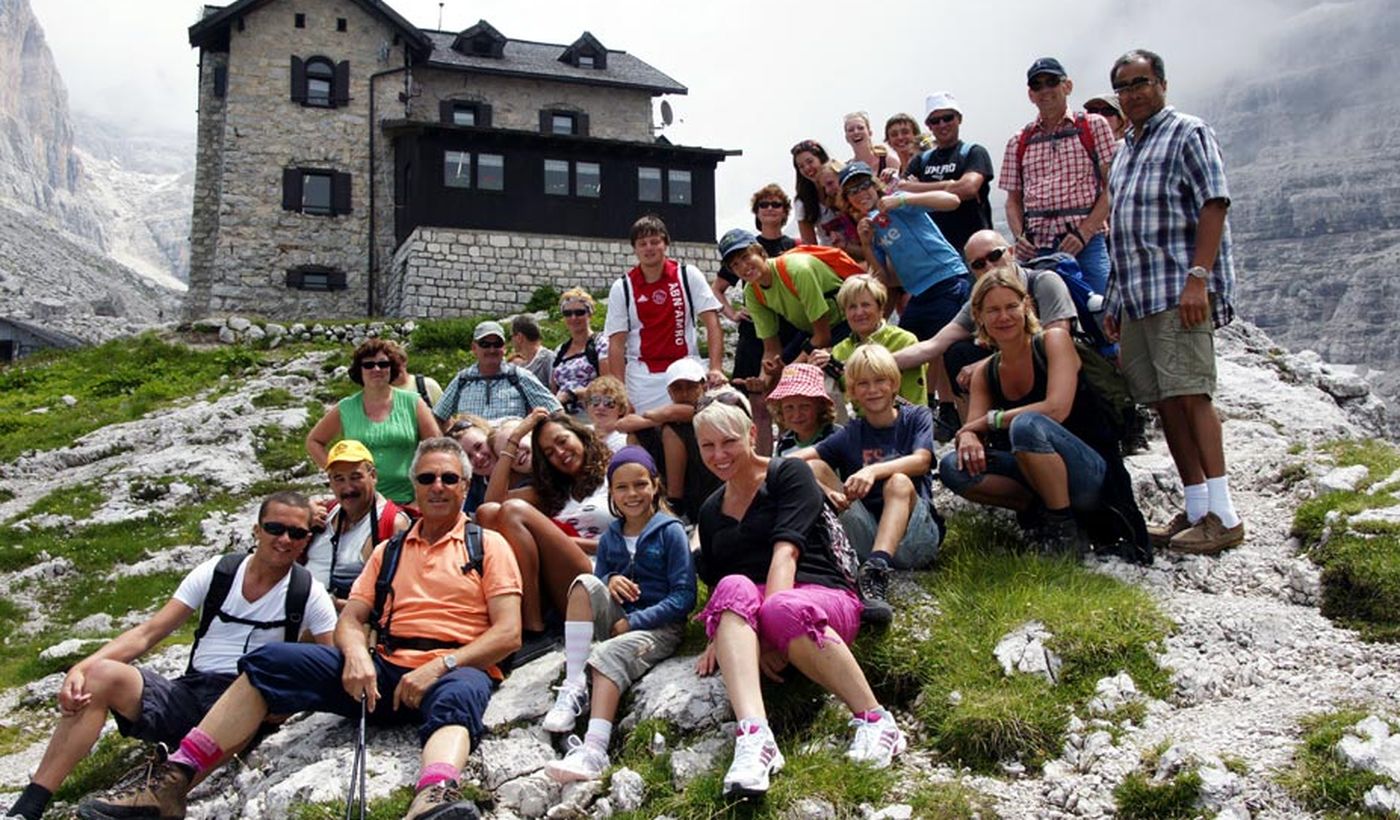 Excursions on mountains of Trentino