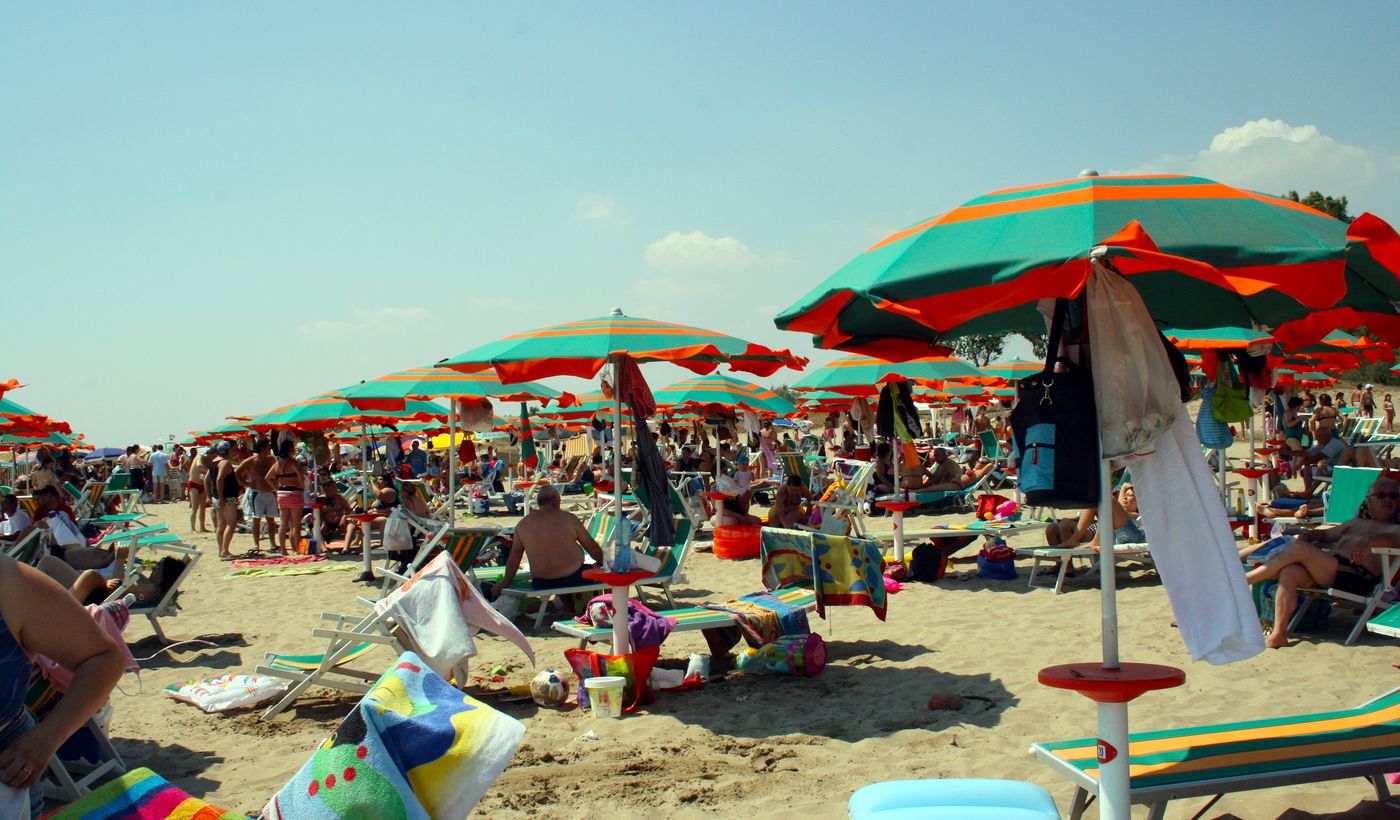 Camping by the sea, in Puglia