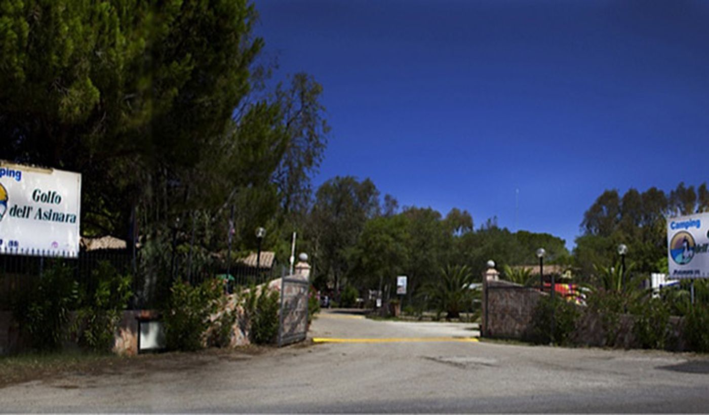 The entrance of the camping