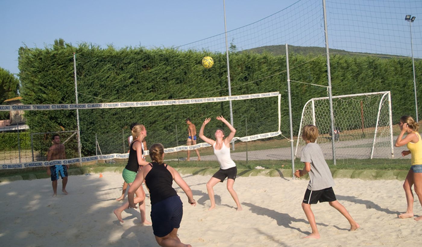 Beach Volley nel campeggio