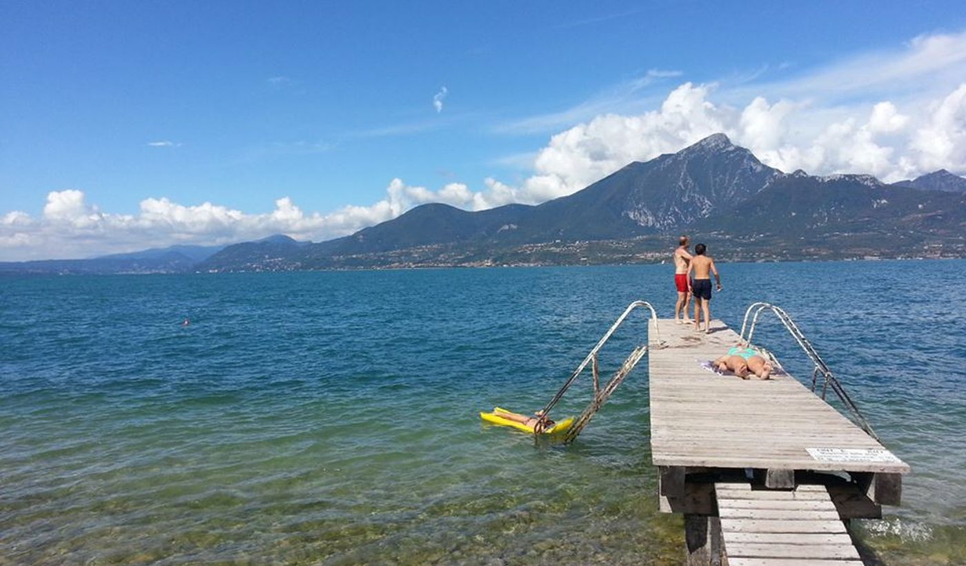 Camping on the Lake Garda