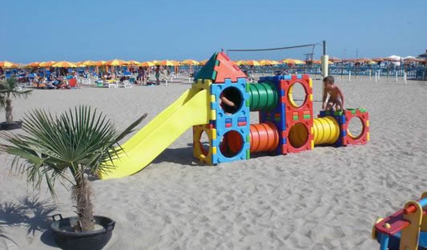 Beach playground for children