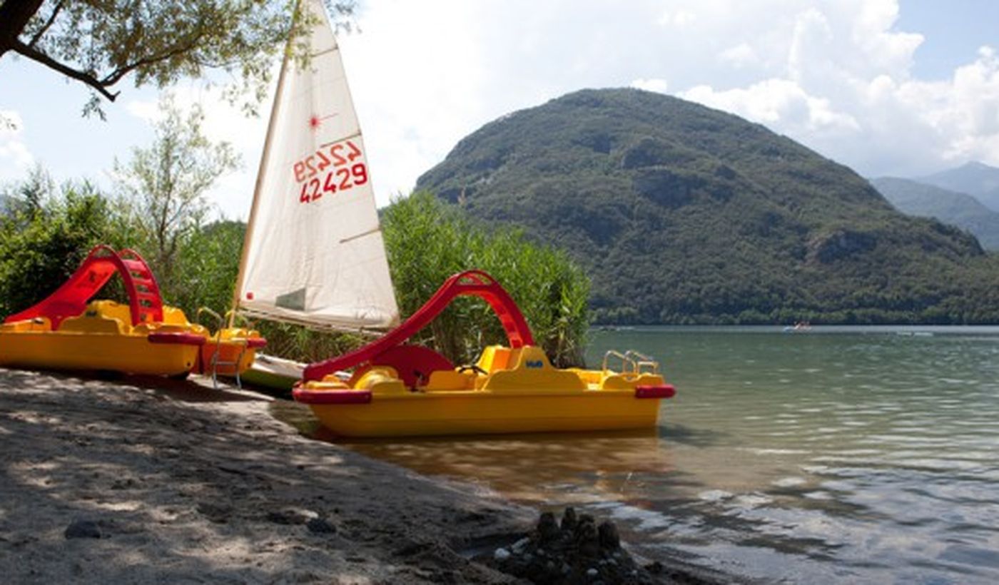 Camping per Famiglie direttamente sul Lago Mergozzo