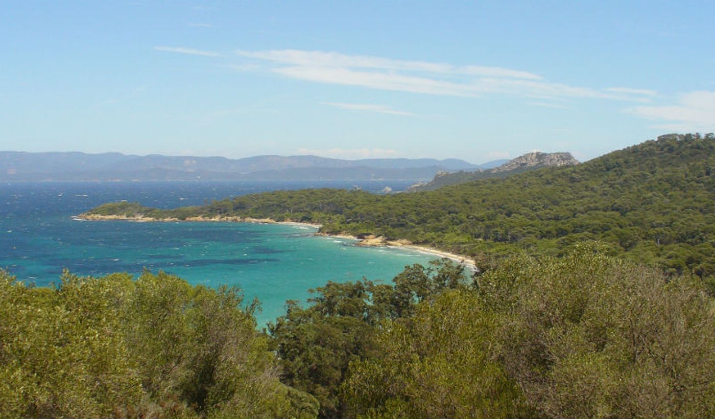De zee van de Côte d'Azur
