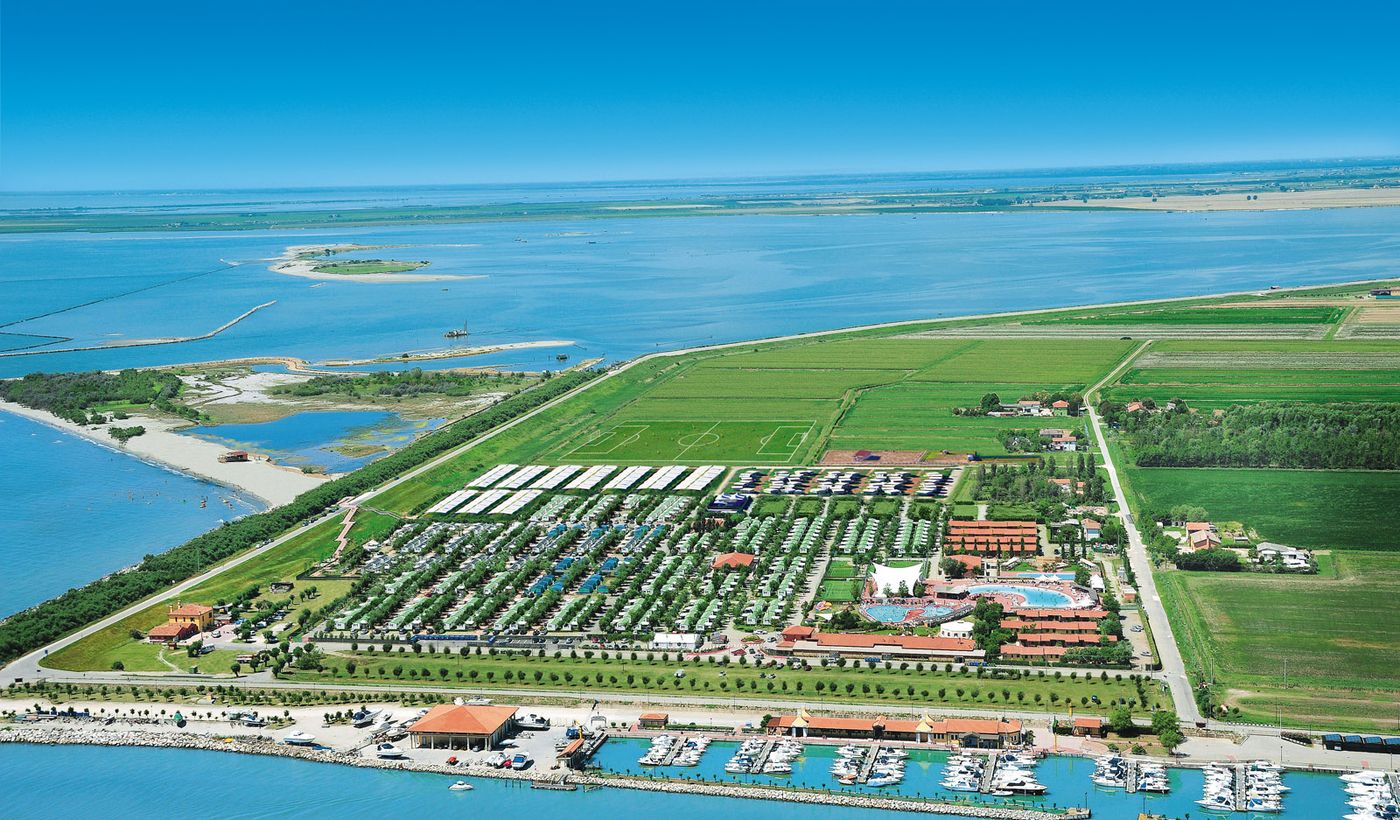 Feriendorf im Naturpark des Po-Delta