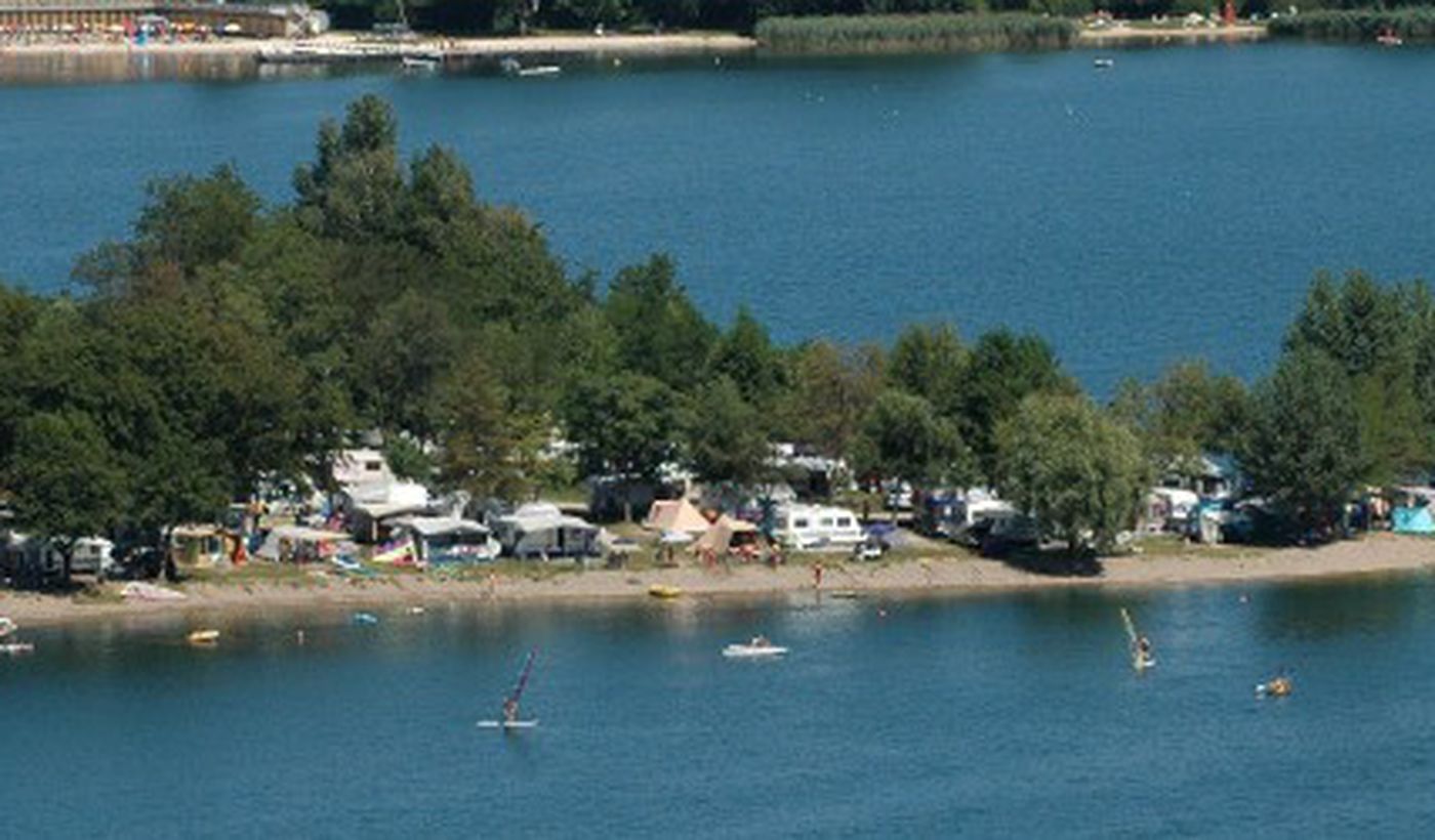 Campeggio sul lago di Caldonazzo