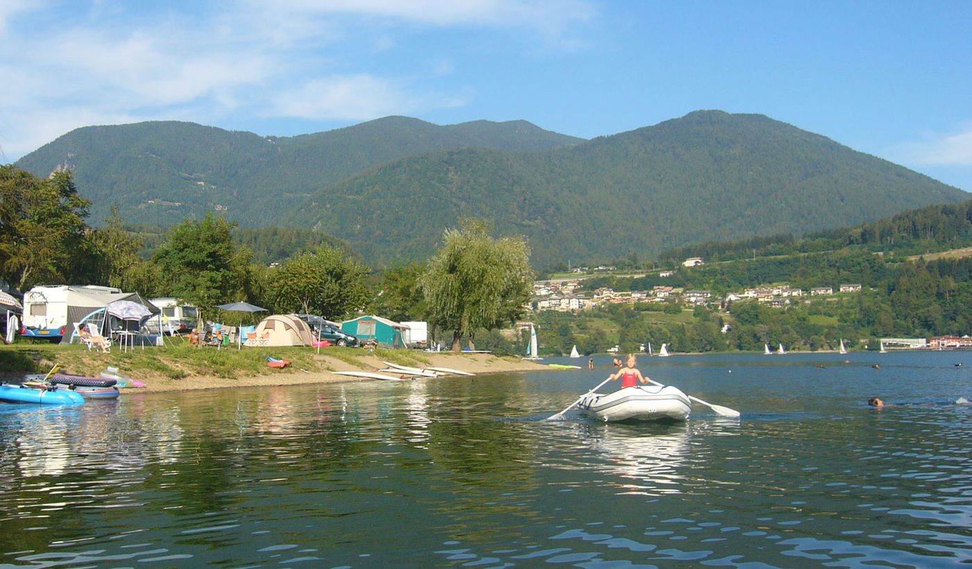 Vacanze in camping sul lago di Caldonazzo