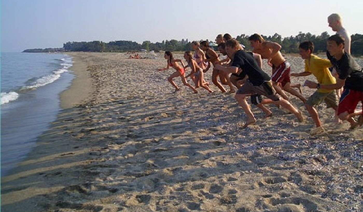 Camping auf dem Meer in Korsika