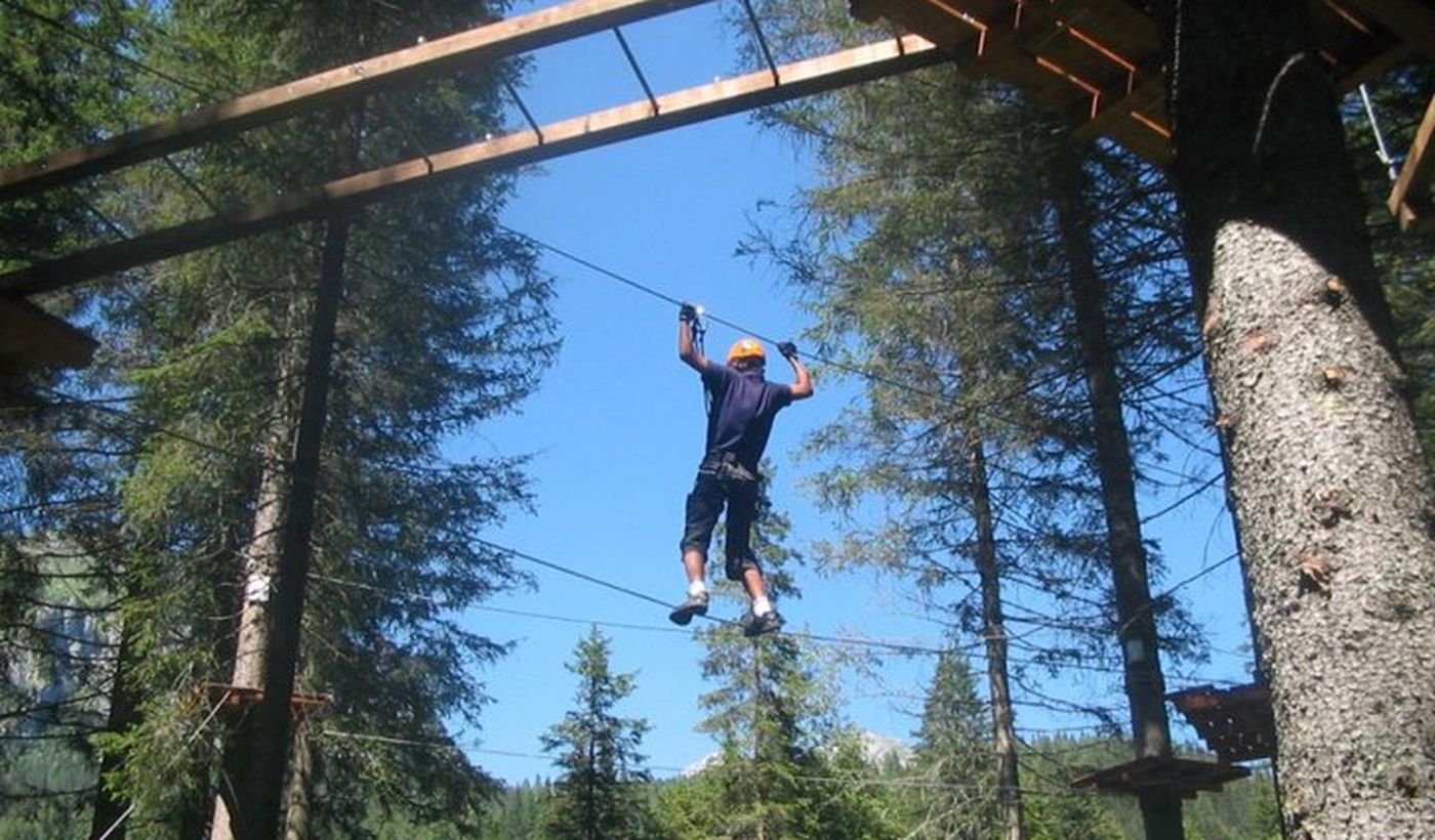 Adventure Park in the Dolomites