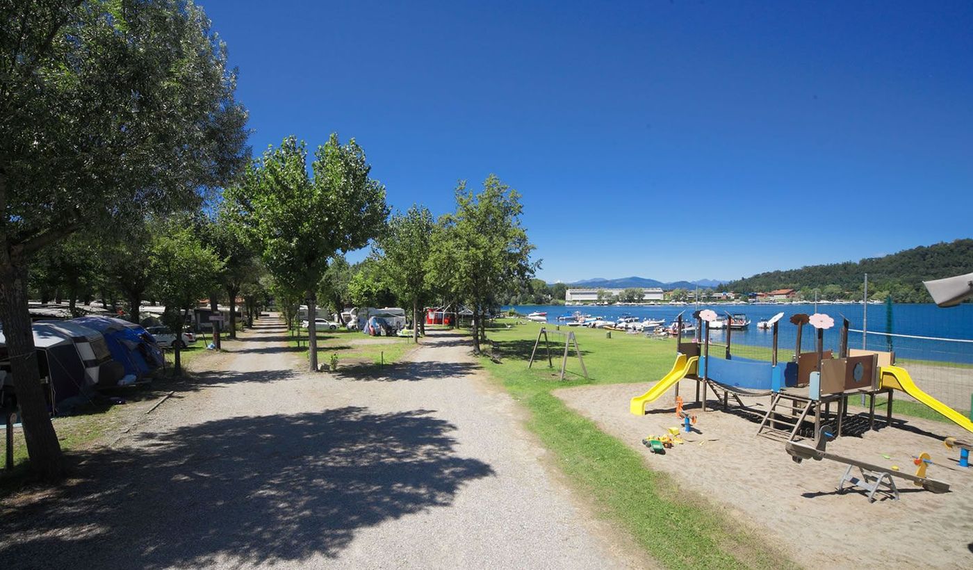 Camping on Lake Maggiore