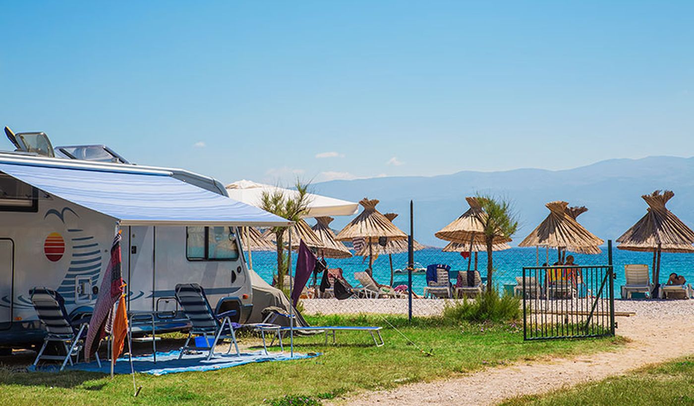 Campeggio sul mare in Croazia
