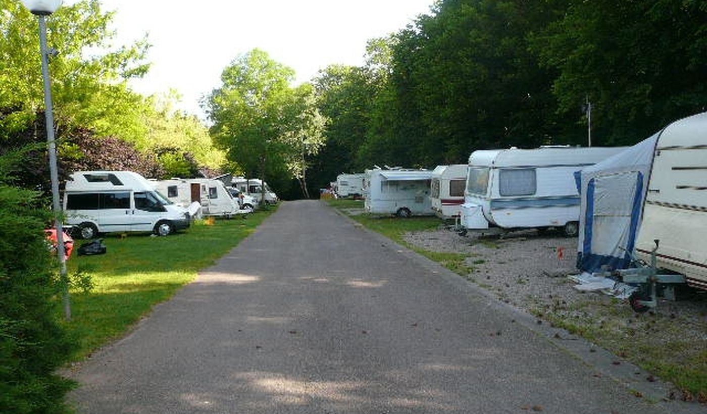Les emplacements du Camping Parc du Château