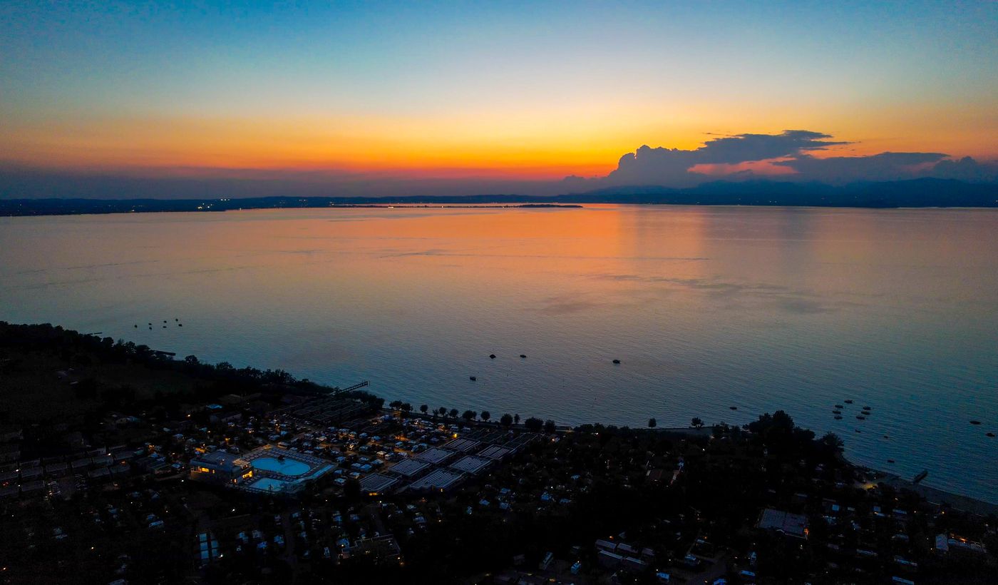 Tramonto sul Garda