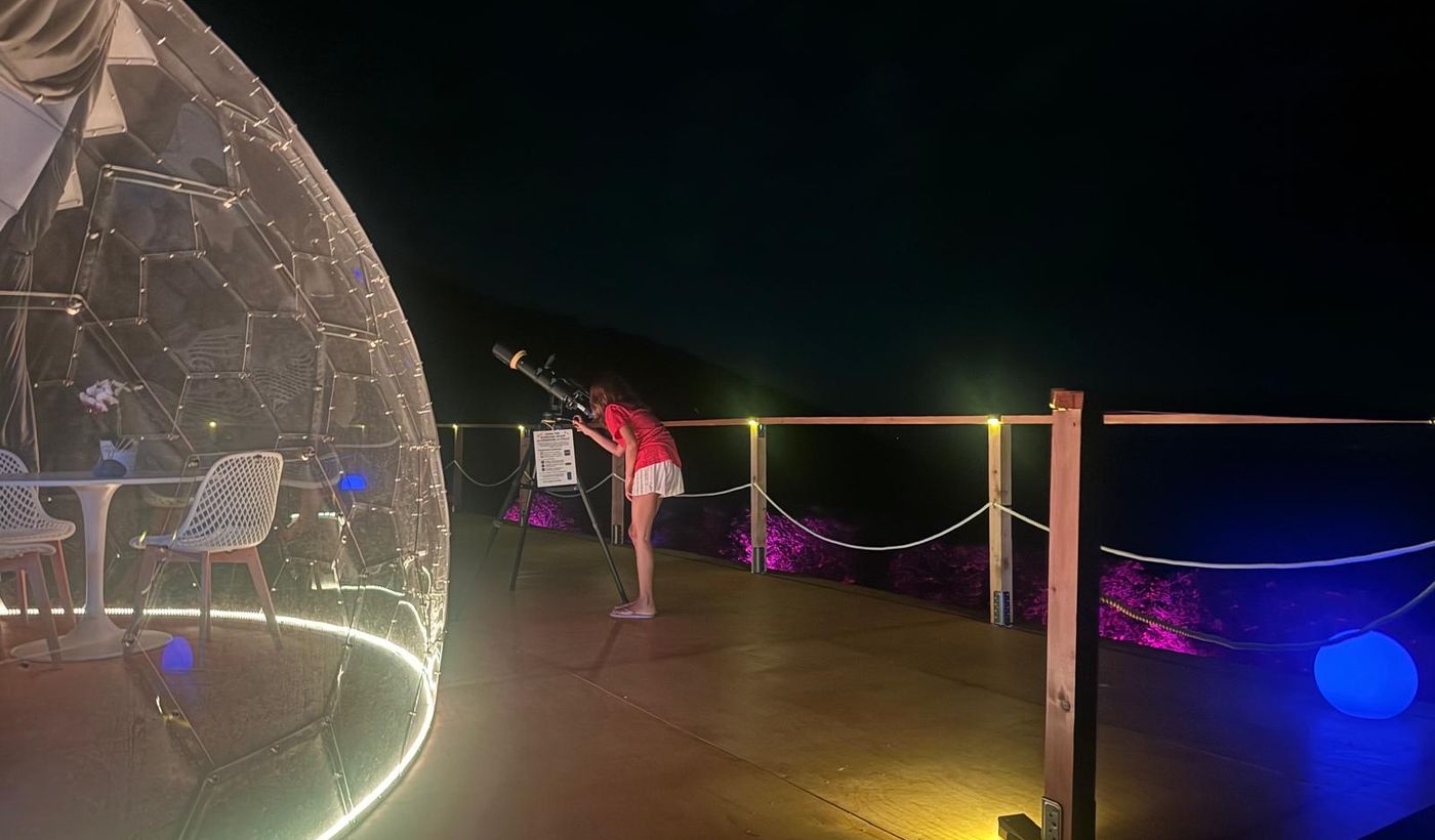 Palmaria Sky Bubble Room