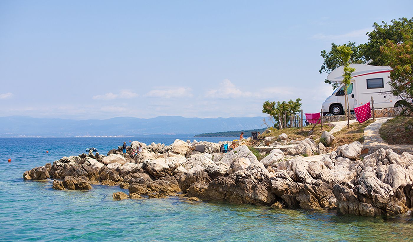 Camping am Meer in Kroatien