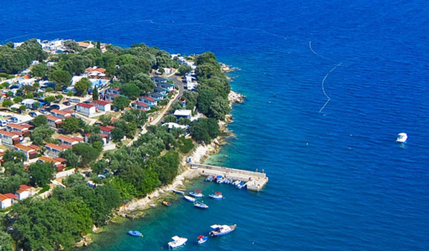Panoramica del Camping Marina, in Croazia