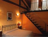 Schlafzimmer in dem Agriturismo