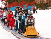 Ski für Kinder in den Dolomiten