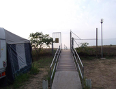 Der Zugang zum Strand