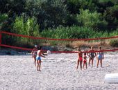 Beach Volley am Strand
