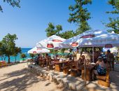 Bar Meer in Krk in Kroatien