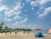 La Quercia, Lago di Garda, Spiaggia