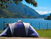 Ledrosee, campingplatz, zelt, camping al lago, Ledro, Ledrotal, Campieren