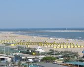 Der Strand in Sottomarina Lido