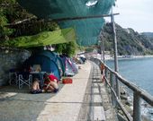 Camping mit Bungalow direkt am Meer in Moneglia