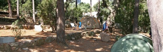 Camping a Porto Vecchio, Corsica