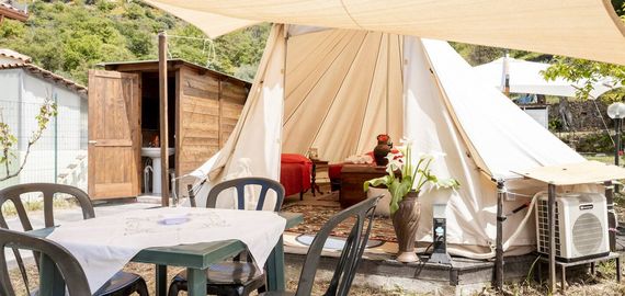 Alcantara-Schlucht Glamping Sizilien