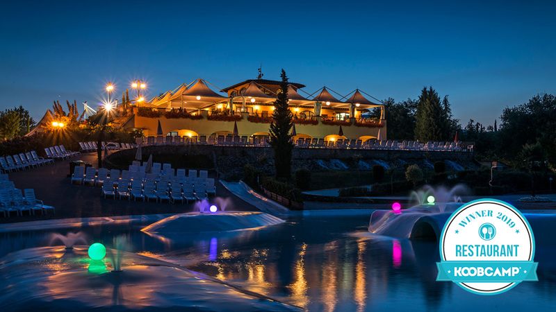 Les 10 Campings et Villages avec le Meilleur Restaurant du 2019: le Norcenni Girasole Club à Figline Valdarno (FI), en Toscane gagne
